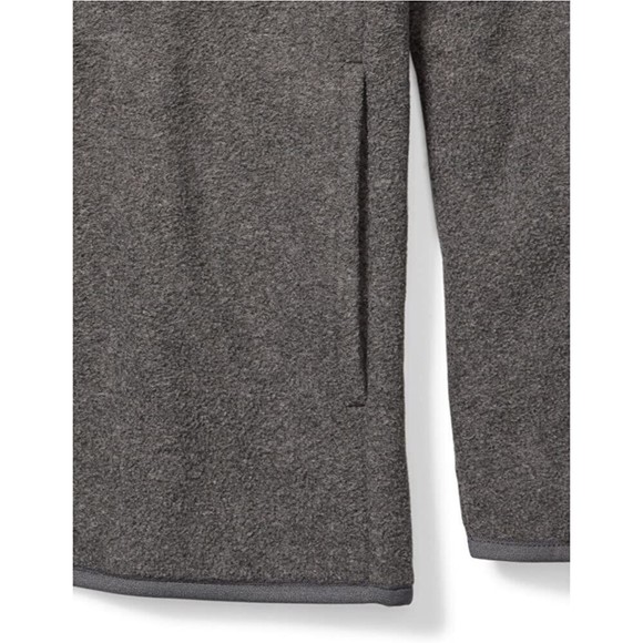Amazon Essentials Fleece jackets Big Boys full zipper high collar 2XL 14-16 Gray - Picture 5 of 8